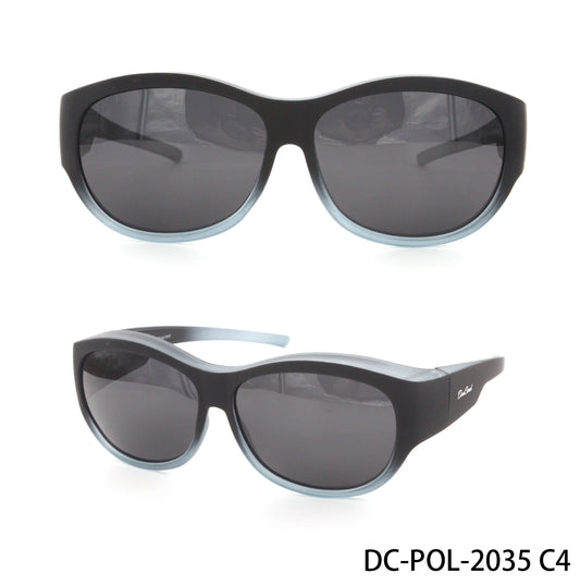 DC-POL-2035-C6-Türkis    Überbrille -mit Polarisierte Gläser