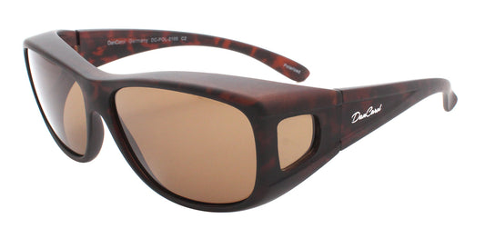 DC-POL-2105 -C4-braun- ideal für Brillenträger  -Mit Polarizierte Gläser