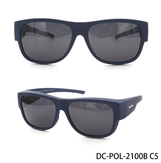DC-POL-2100B-C6-Blau Die Überbrille  -Mit  Polarisierte Gläser