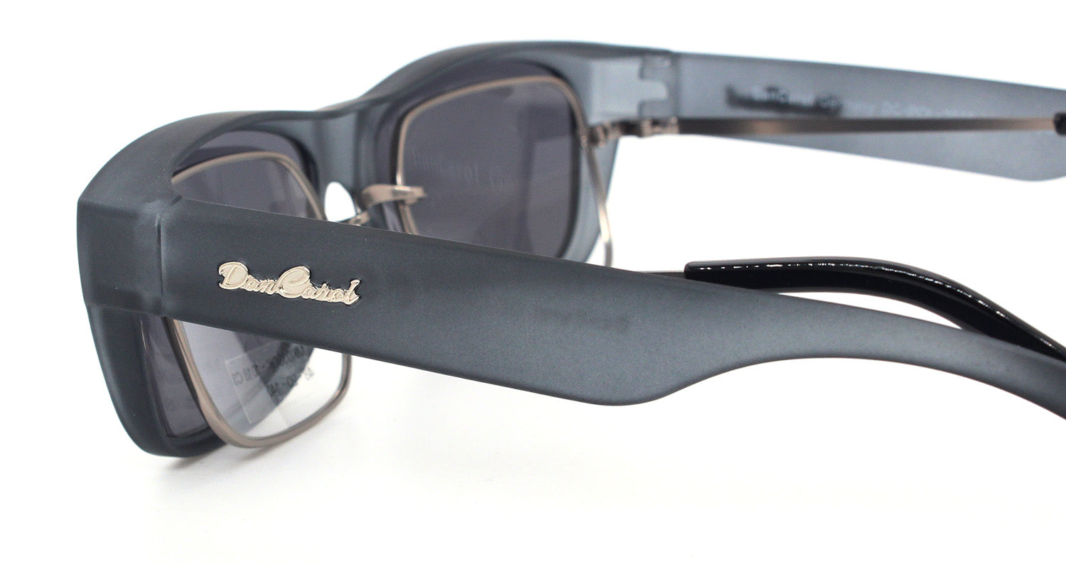DC-POL-2040-C6-GRAU HI-Die Überbrille, ideal für Brillenträger